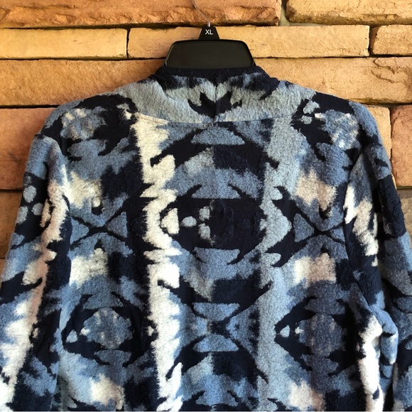 Lucky Brand blue fringe open cardigan sweater NWT Medium & XL - Picture 10 of 14